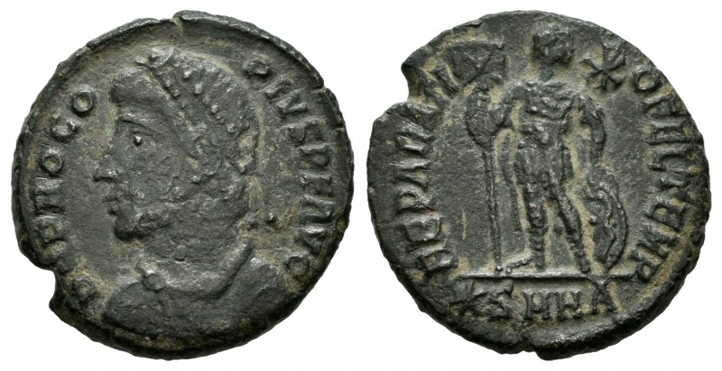 Procopio. Follis. 364-367 d.C. Heraclea. (Ric-7). Anv.: D N PROCOPIVS P F AVG. B...