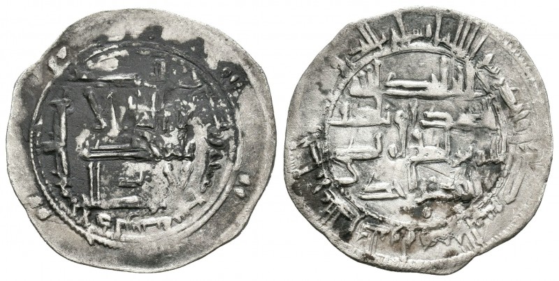 Emirato Independiente. Abderrahman II. Dirhem. 219 H. Al-Andalus. (V-154). Ag. 2...