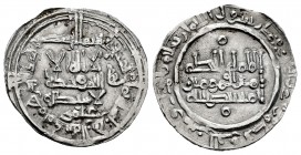 Califato de Córdoba. Al-Hakam II. Dirham. 358 H. Madinat al-Zahra. (Vives-459). Ag. 1,75 g. Citando a Amir en la IA. MBC. Est...35,00.