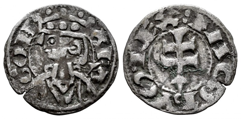 Corona de Aragón. Jaime I (1213-1276). Dinero. Aragón. (Cru-318). (Cru C.G-2134)...