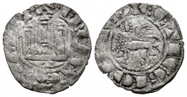 Reino de Castilla y León. Alfonso X (1252-1284). Pepión. Toledo. (Bautista-349). Ve. 0,81 g. T bajo el castillo. BC/BC+. Est...18,00.