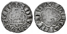 Reino de Castilla y León. Alfonso X (1252-1284). Novén. Burgos. (Abm-263). (Bautista-394). Ve. 0,84 g. B bajo el castillo. MBC-. Est...20,00.