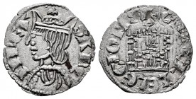 Reino de Castilla y León. Sancho IV (1284-1295). Cornado. Murcia. (Bautista-431.1). Ve. 0,81 g. M y estrella a los lados de la cruz. Doble acuñación e...