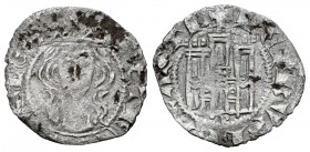 Reino de Castilla y León. Pedro I (1350-1368). Cornado. Burgos. (Bautista-547). Ve. 0,80 g. B bajo el castillo. BC/MBC-. Est...30,00.