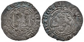 Reino de Castilla y León. Enrique III (1390-1406). Blanca. Sevilla. (Bautista-767). (Abm-602). Ve. 1,84 g. Con S bajo el castillo. MBC. Est...18,00.