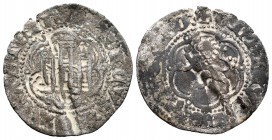 Reino de Castilla y León. Enrique III (1390-1406). Blanca. Ae. 1,48 g. Resello trébol (mbc+). BC. Est...40,00.