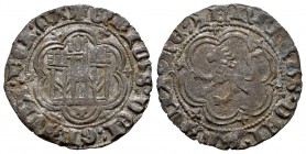 Reino de Castilla y León. Enrique III (1390-1406). Blanca. Toledo. (Bautista-770). (Abm-603). Anv.: ...REX:CA. Ve. 1,72 g. Con T bajo el castillo. MBC...