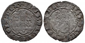 Reino de Castilla y León. Enrique III (1390-1406). Blanca. Toledo. (Bautista-770 variante). (Abm-602 variante). Anv.: +ENCVS DEI GRACIA REX. Ve. 2,02 ...