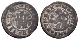 Felipe III (1598-1621). 2 maravedís. 1603. Segovia. (Cal 2008-831 variante). (Jarabo-Sanahuja-no cita esta variante). Ae. 1,44 g. Con ceca y valor en ...