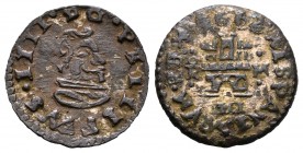 Felipe IV (1621-1665). 4 maravedís. 1662. Trujillo. M. (Cal 2008-1650). (Jarabo-Sanahuja-M760). (Rs-790). Ae. 1,01 g. Parte de plateado original. MBC+...