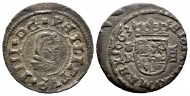 Felipe IV (1621-1665). 8 maravedís. 1663. Coruña. R. (Cal-319). (Jarabo-Sanahuja-M152). Ae. 1,81 g. MBC-. Est...25,00.