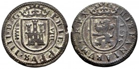Felipe IV (1621-1665). 8 maravedís. 1625. Segovia. (Cal-390). (Jarabo-Sanahuja-F274). Ae. 6,56 g. MBC-. Est...20,00.