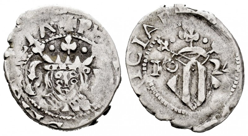 Felipe IV (1621-1665). Dieciocheno. 1624. Valencia. (Cal 2008-1099). Ag. 1,89 g....