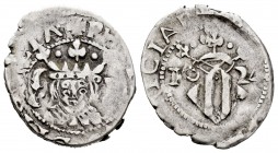 Felipe IV (1621-1665). Dieciocheno. 1624. Valencia. (Cal 2008-1099). Ag. 1,89 g. Sin valor. MBC. Est...60,00.