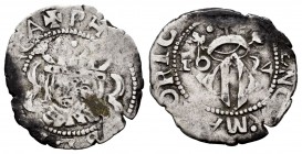 Felipe IV (1621-1665). Dieciocheno. 1624. Valencia. (Cal-813). Ag. 1,64 g. Sin valor en anverso. MBC. Est...25,00.