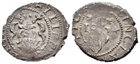 Felipe IV (1621-1665). Dieciocheno. ¿1624?. Valencia. (Cal 2019-814). Ag. 1,89 g. MBC-. Est...30,00.