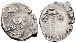 Felipe IV (1621-1665). Dieciocheno. 1653. Valencia. (Cal 2008-1119). Ag. 2,07 g. I 8 entre el busto. MBC. Est...25,00.