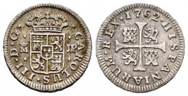 Carlos III (1759-1788). 1/2 real. 1762. Madrid. JP. (Cal-150). Ag. 1,27 g. MBC. Est...35,00.