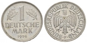 Alemania. 1 mark. 1956. Stuttgart. F. (Km-100). Cu-Ni. 5,52 g. EBC/EBC+. Est...50,00.