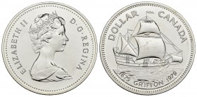 Canadá. Victoria. 1 dollar. 1979. (Km-124). Ag. 23,18 g. Brillo original. SC. Est...25,00.