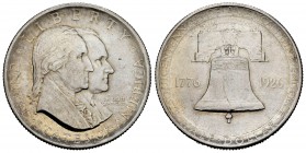 Estados Unidos. 1/2 dollar. 1926. Philadelphia. (Km-160). Ag. 12,45 g. 150 aniversario de la Independencia. EBC+. Est...50,00.