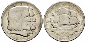 Estados Unidos. 1/2 dollar. 1936. Philadelphia. (Km-182). Ag. 12,53 g. 300 aniversario de Lond Island. SC-. Est...60,00.