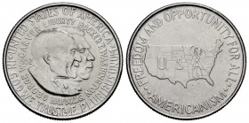 Estados Unidos. 1/2 dollar. 1952. Philadelphia. (Km-200). Ag. 12,59 g. Limpiada. EBC. Est...25,00.