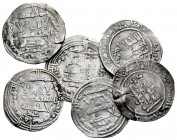 Lote de 6 monedas del Califato de Córdoba. Dirham de Abd Al-Rahman III de diversos años. Ag. A EXAMINAR. BC+/MBC-. Est...90,00.
