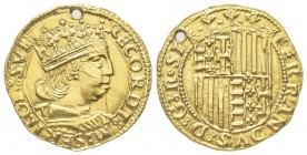 Italy, Napoli
Ferdinand I 1412-1416
Ducat, AU 3.49 g.
Ref : MIR 64
Conservation : TB. Bucata e lucidata. Très Rare