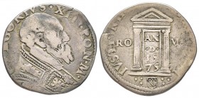 Italy, Roma
Stato Pontificio
Gregorio XIII 1572-1585
Testone, 1575 , AG 7.92 g.
Ref : CNI 24, Munt. 33
Conservation : rayures sinon TB