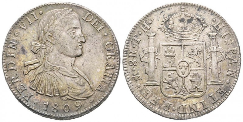 Mexico
Ferdinando VII 1808-1833
8 Reales, Mexico City, 1809 TH, AG 27.03 g.
Ref ...