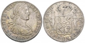 Mexico
Ferdinando VII 1808-1833
8 Reales, Mexico City, 1809 TH, AG 27.03 g.
Ref : KM#110
Conservation : TTB-SUP