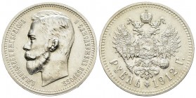 Russia
Nicholas II
Rouble, St. Petersburg, 1912 СПБ ЭБ, AG 20 g.
Ref : Bitkin 66
Conservation : presque FDC
