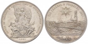 Switzerland
5 Francs, Bâle, 1881, Tir fédéral, AG
Conservation : Superbe