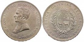 Uruguay
Republic
1 Peso, 1917, AG 25
Ref : KM#23
Conservation : Superbe