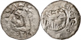 Medieval coins 
POLSKA/POLAND/POLEN/SCHLESIEN

Władysław Herman (1081-1102). Denar (1081-1102), Krakow (Cracow) lub Płock 

Aw.: Głowa w lewoRw.:...