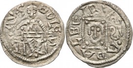 Medieval coins 
POLSKA/POLAND/POLEN/SCHLESIEN

Bolesław IV Kędzierzawy (1146-1173). Denar 1146-1157 - Beautiful 



Details: 0,53 g Ag 
Condit...