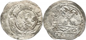 Medieval coins 
POLSKA/POLAND/POLEN/SCHLESIEN

Bolesław IV Kędzierzawy (1146-1173) Denar 1157-1166 0 litera D z belką 

Aw.: Popiersie księcia z ...