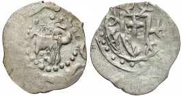 Medieval coins 
POLSKA/POLAND/POLEN/SCHLESIEN

Władysław Jagiełło (1377-1434). Kwartnik (1387) - RARE 

Ładnie zachowane szczegóły rysunku zarówn...