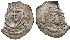 Medieval coins 
POLSKA/POLAND/POLEN/SCHLESIEN

Władysław Jagiełło (1377-1434). Kwartnik (1387) - RARE 

Moneta wykruszone, ale w dużej mierze czy...