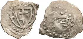 Medieval coins 
POLSKA/POLAND/POLEN/SCHLESIEN

Władysław Jagiełło (1377-1434). Kwartnik (1387) - RARE 

Moneta wykruszone, ale w dużej mierze czy...