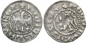 Medieval coins 
POLSKA/POLAND/POLEN/SCHLESIEN

Władysław Jagiełło (1386-1399). Kwartnik ruski, Lwów (R4) 

Aw.: Orzeł, WLADISLAVS REXRw.: Lew w l...