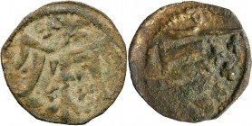 Medieval coins 
POLSKA/POLAND/POLEN/SCHLESIEN

Ludwik I Andegaweński (1370–1382). Denar, Krakow (Cracow) 

Aw.: Tarcza andegaweńska, nad nią lite...