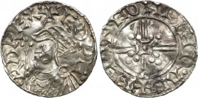Medieval coins 
POLSKA/POLAND/POLEN/SCHLESIEN

Anglia. Edward Wyznawca (1042-1066). Denar 

Aw.: Popiersie w diademie w lewo i napisRw.: Dwunitko...