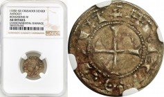 Medieval coins 
POLSKA/POLAND/POLEN/SCHLESIEN

Krucjaty, Bohemod IV (1202-1232). Denar, Antiochia NGC AU 

Bardzo ładny, czytelny egzemplarz. Pat...