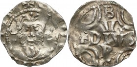 Medieval coins 
POLSKA/POLAND/POLEN/SCHLESIEN

Germany, Duisburg. Konrad II (1024-1039). Denar 1027-1039 

Aw.: Popiersie cesarza w koronie na wp...