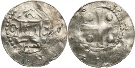 Medieval coins 
POLSKA/POLAND/POLEN/SCHLESIEN

Germany, Frankonia - Moguncja. Bardo von Oppertshofen (1031-1051). Denar 1031-1051 

Aw.: Kapliczk...
