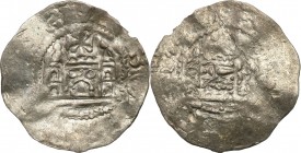 Medieval coins 
POLSKA/POLAND/POLEN/SCHLESIEN

Germany, Magdeburg. Anonimowy Denar XI wiek 

Moneta gięta, ale z połyskiem menniczym.

Details:...