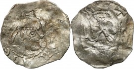 Medieval coins 
POLSKA/POLAND/POLEN/SCHLESIEN

Netherlands, Liege - biskupstwo. Denar - RARE 

Pęknięty krążek. Rzadka moneta.Ilisch 34.28.1

D...