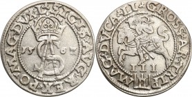 Sigismund II August
POLSKA/ POLAND/ POLEN/ LITHUANIA/ LITAUEN

Zygmunt II August. Trojak - 3 grosze (Groschen) 1562, Vilnius 

Aw.: Monogram Zygm...
